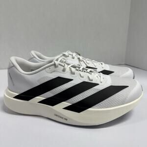 Adidas Adizero Evo SL White Black JH6206 Size 14 Black White Running Workout